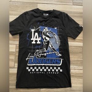 New Era Black and Blue Graphic Tee